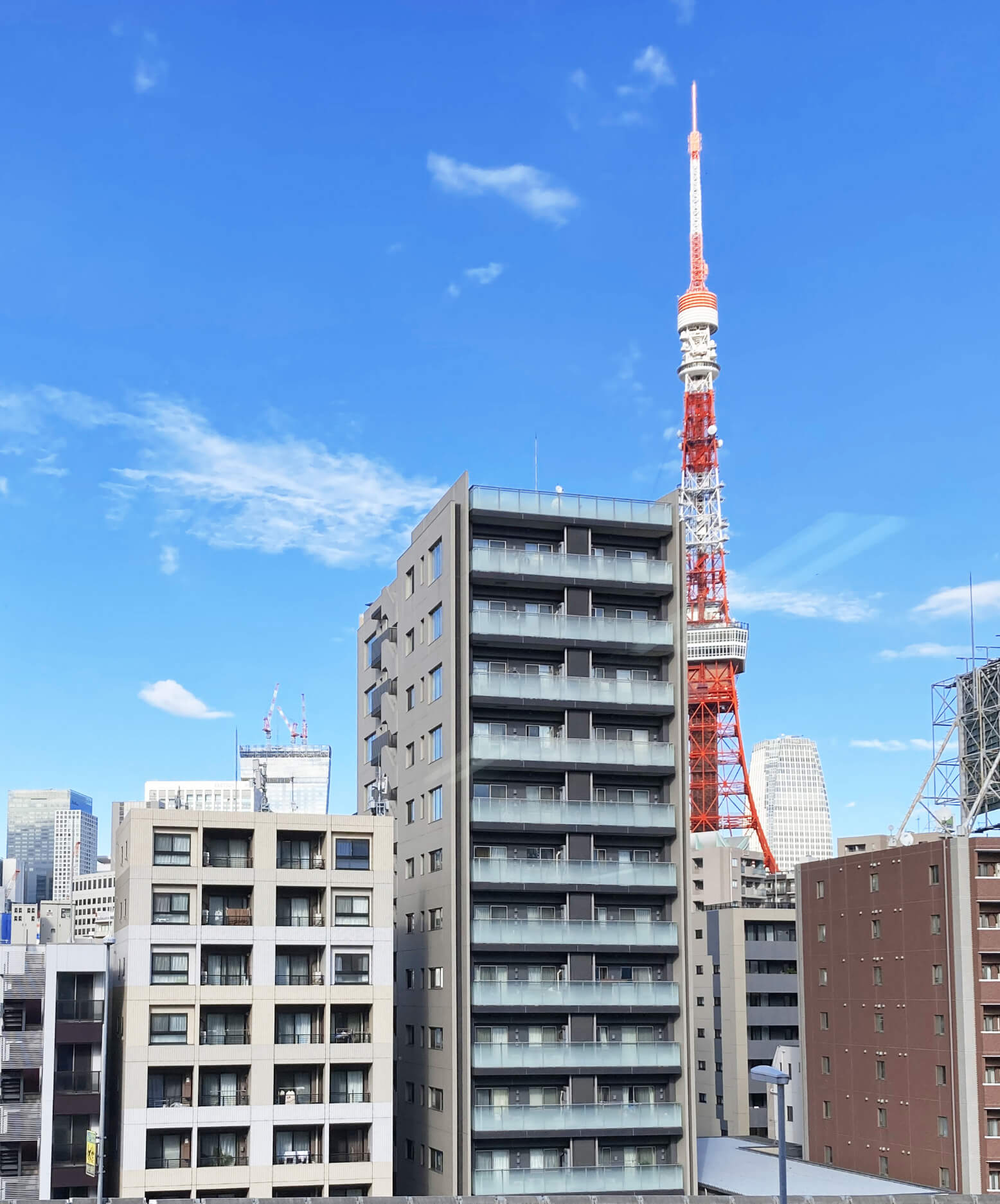 望める東京タワー 画像